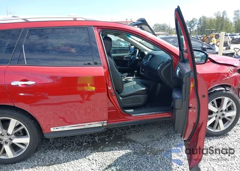 2014 Nissan Pathfinder Platinum z USA, uszkodzony, nr VIN 5N1AR2MM4EC609421